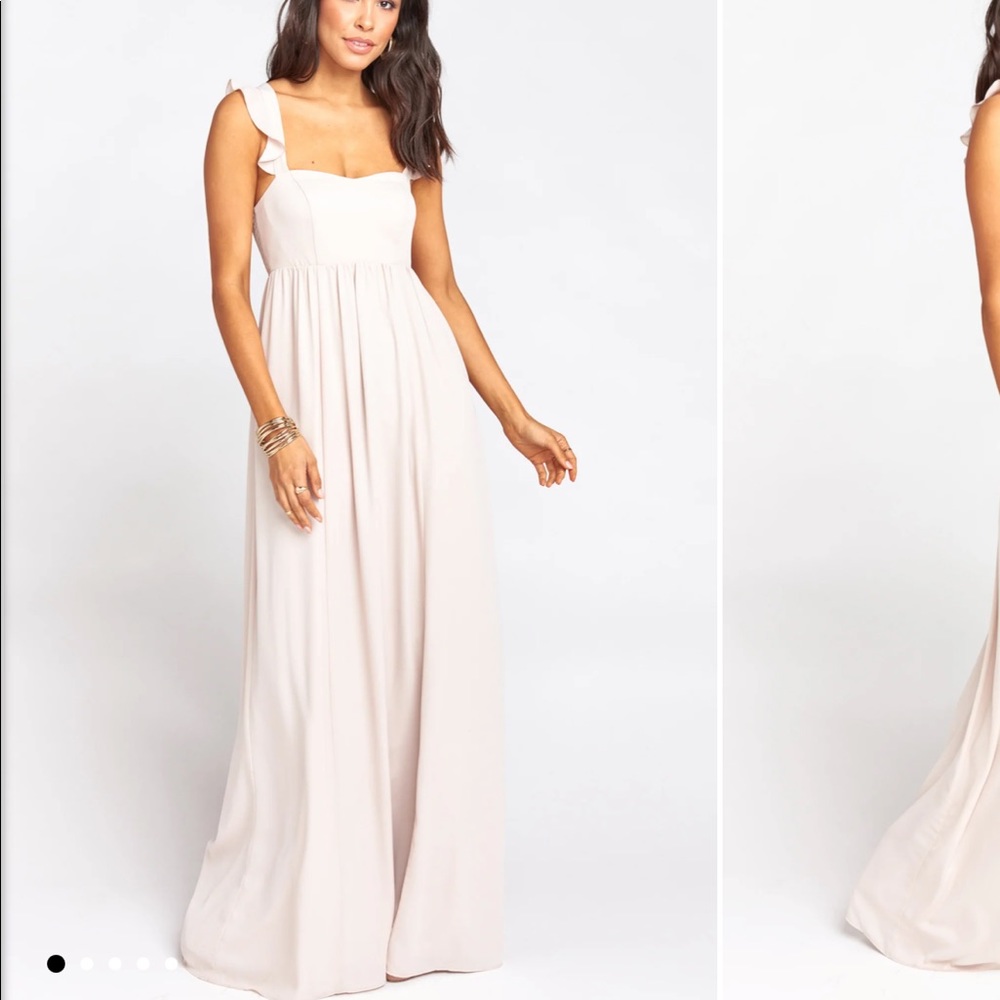 June maxi dress - show me the ring crisp